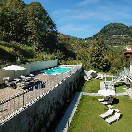 Cantaria - Lakeview Terrace & Pool Apartment Argegno